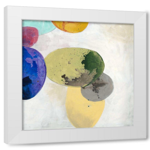 Orbe Aura II White Modern Wood Framed Art Print by Jasper, Sisa