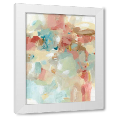 Rosewood Fences White Modern Wood Framed Art Print by Long, Christina