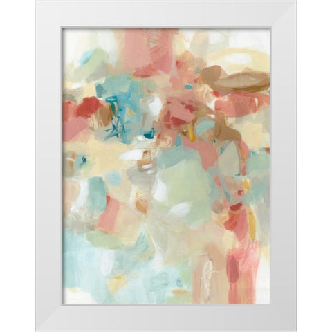 Rosewood Fences White Modern Wood Framed Art Print by Long, Christina