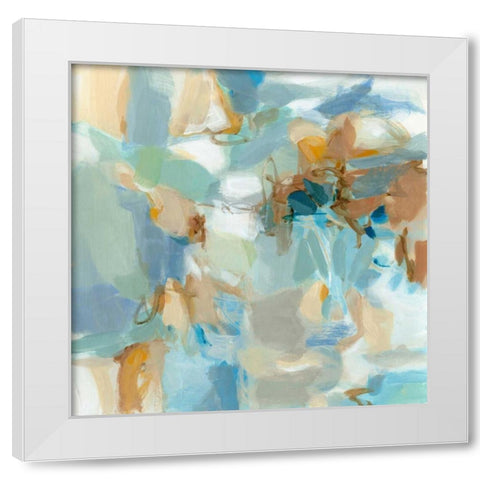 West of the Sea White Modern Wood Framed Art Print by Long, Christina