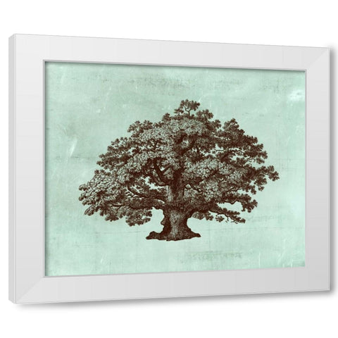 Spa Tree III White Modern Wood Framed Art Print by Vision Studio