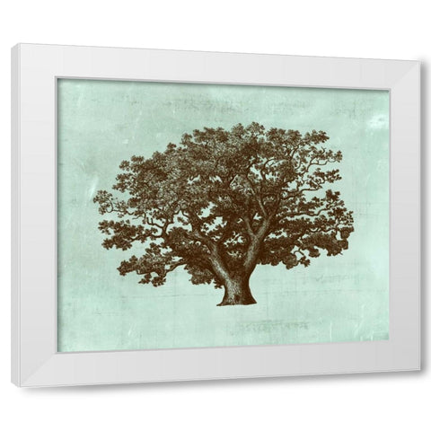 Spa Tree IV White Modern Wood Framed Art Print by Vision Studio