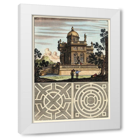 Architectura Curiosa I White Modern Wood Framed Art Print by Bockler