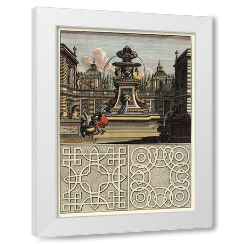 Architectura Curiosa II White Modern Wood Framed Art Print by Bockler