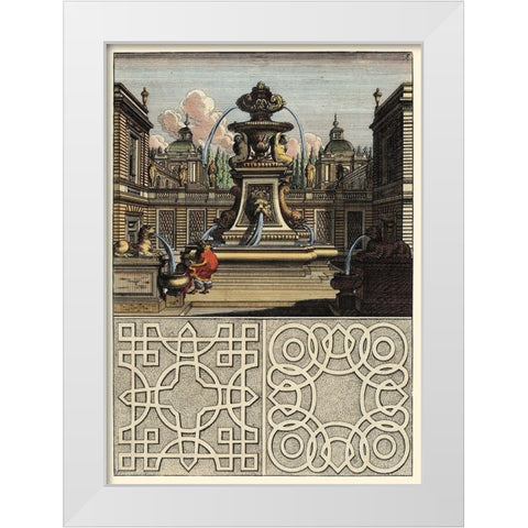 Architectura Curiosa II White Modern Wood Framed Art Print by Bockler