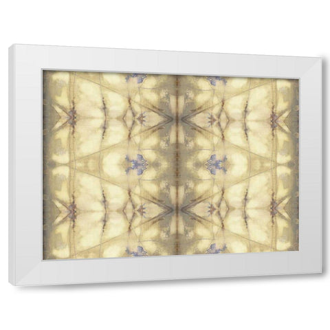 Mirrored Abstraction II White Modern Wood Framed Art Print by Goldberger, Jennifer