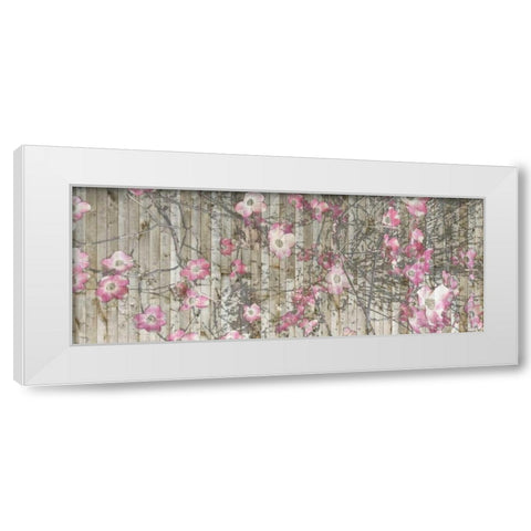 Dogwood Dance I White Modern Wood Framed Art Print by Goldberger, Jennifer