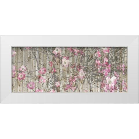 Dogwood Dance I White Modern Wood Framed Art Print by Goldberger, Jennifer