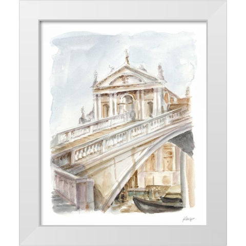 Architectural Watercolor Study I White Modern Wood Framed Art Print by Harper, Ethan