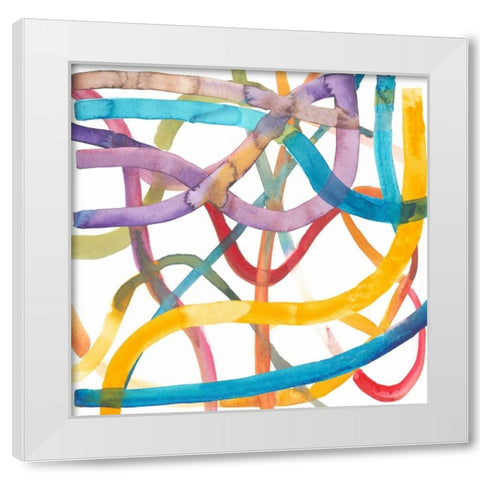 The Road Back to You II White Modern Wood Framed Art Print by Mosley, Kiana