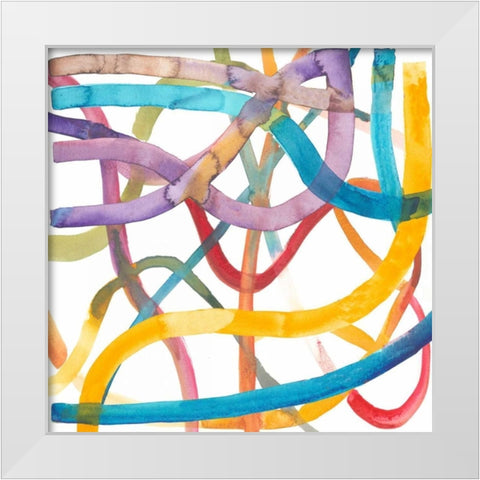 The Road Back to You II White Modern Wood Framed Art Print by Mosley, Kiana