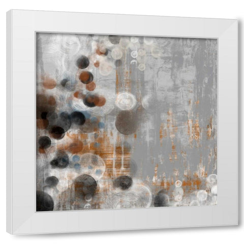 Bubbly II White Modern Wood Framed Art Print by Goldberger, Jennifer