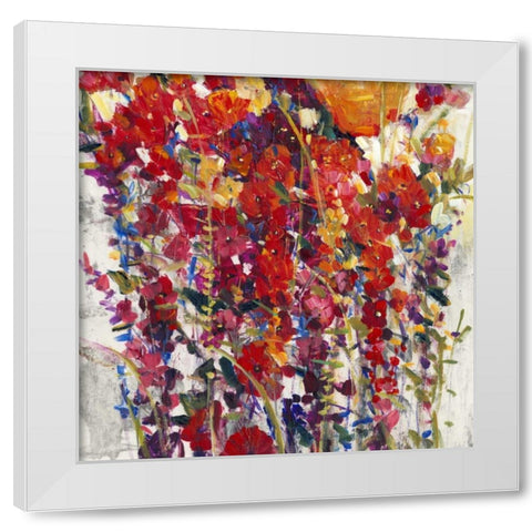 Mixed Bouquet IV White Modern Wood Framed Art Print by OToole, Tim
