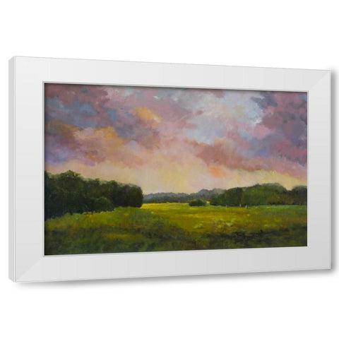 Magic Sky White Modern Wood Framed Art Print by DAgostino, Judith