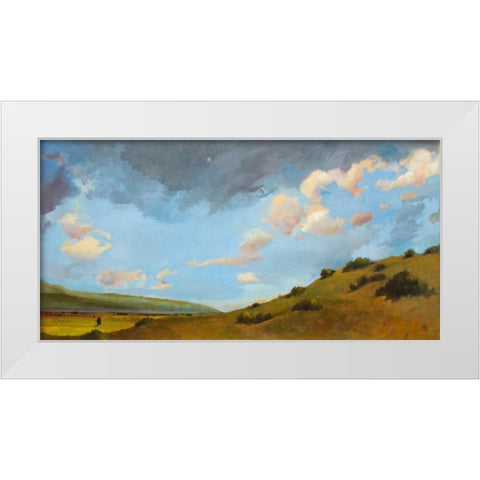 High Desert Light White Modern Wood Framed Art Print by DAgostino, Judith