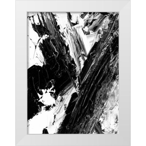 Sporadic II White Modern Wood Framed Art Print by Harper, Ethan