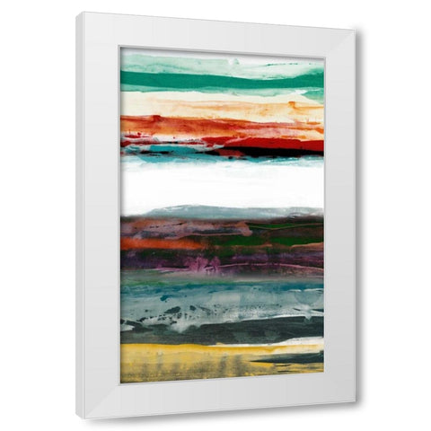 Primary Decision II White Modern Wood Framed Art Print by Jasper, Sisa