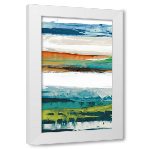 Primary Decision IV White Modern Wood Framed Art Print by Jasper, Sisa