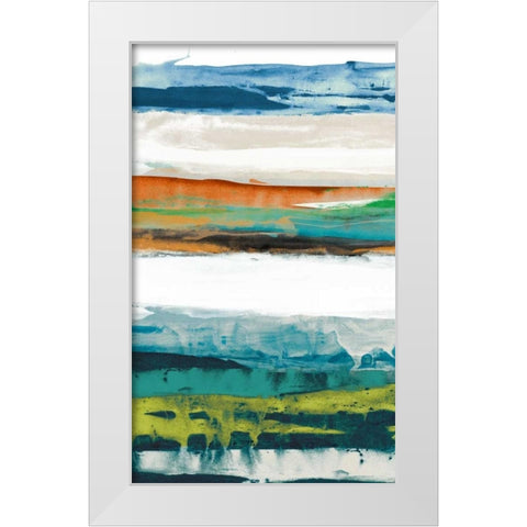 Primary Decision IV White Modern Wood Framed Art Print by Jasper, Sisa