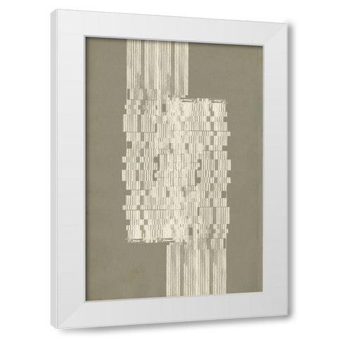 Stagger Start IV White Modern Wood Framed Art Print by Goldberger, Jennifer