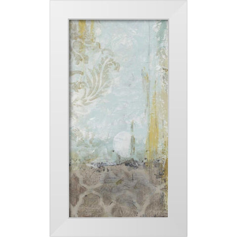 Subtle Shift III White Modern Wood Framed Art Print by Vess, June Erica