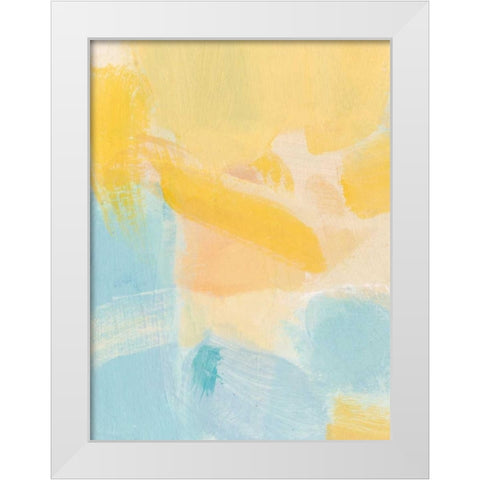 Minted White Modern Wood Framed Art Print by Long, Christina