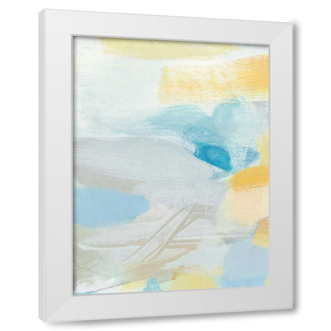 Glimpse White Modern Wood Framed Art Print by Long, Christina