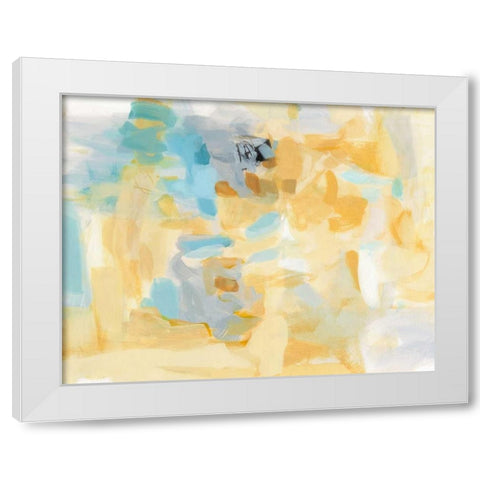 Sunshine Dreams White Modern Wood Framed Art Print by Long, Christina