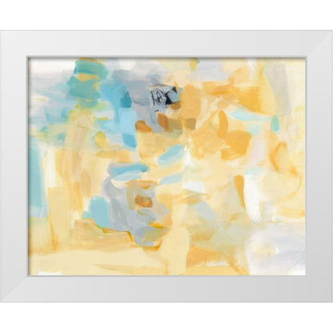 Sunshine Dreams White Modern Wood Framed Art Print by Long, Christina