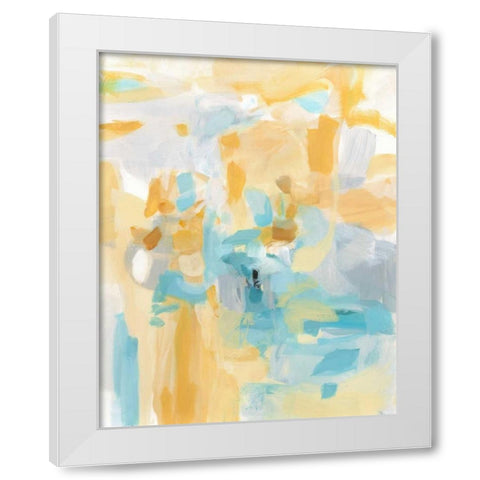Summer Days White Modern Wood Framed Art Print by Long, Christina