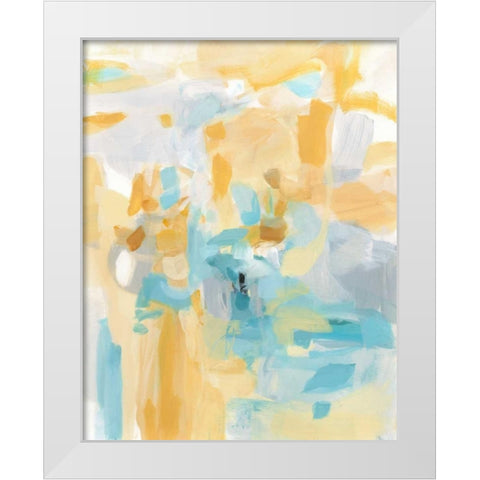 Summer Days White Modern Wood Framed Art Print by Long, Christina