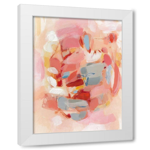 Candle Light White Modern Wood Framed Art Print by Long, Christina