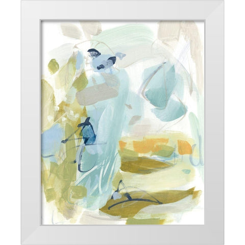 Dragonfly Wings White Modern Wood Framed Art Print by Long, Christina