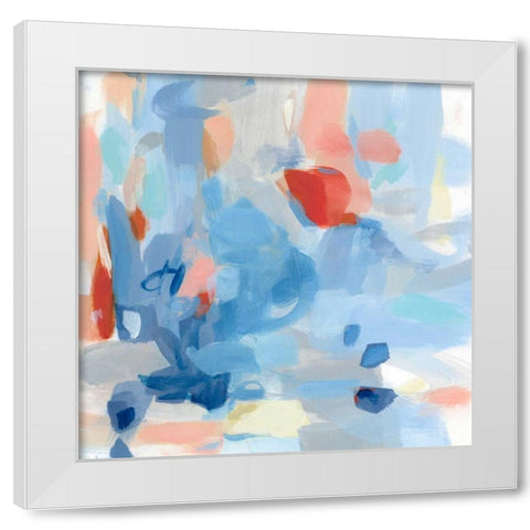 Tuesday White Modern Wood Framed Art Print by Long, Christina