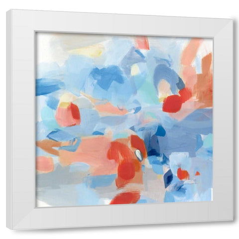 Sunday White Modern Wood Framed Art Print by Long, Christina