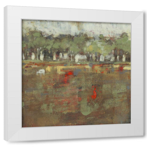 Marsh Plane I White Modern Wood Framed Art Print by Goldberger, Jennifer