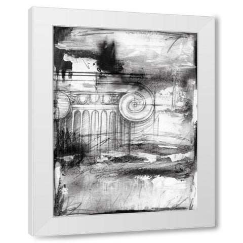 Interference I White Modern Wood Framed Art Print by Harper, Ethan