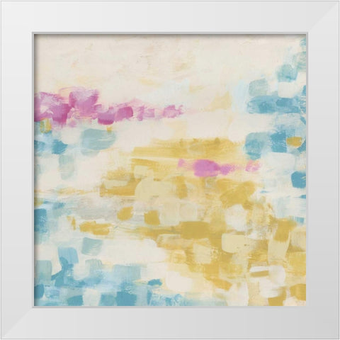 Surface Impression II White Modern Wood Framed Art Print by Vess, June Erica