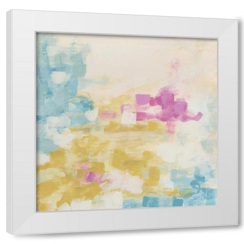 Surface Impression IV White Modern Wood Framed Art Print by Vess, June Erica