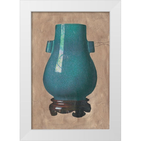 Chinese Earthenware III White Modern Wood Framed Art Print by Vision Studio