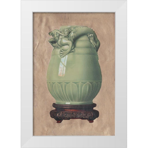 Chinese Earthenware VI White Modern Wood Framed Art Print by Vision Studio