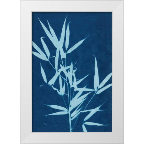 Cyanotype No.2 White Modern Wood Framed Art Print by Stramel, Renee W.