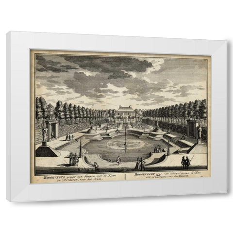 Views of Amsterdam IV White Modern Wood Framed Art Print by Visher, Nicolaus