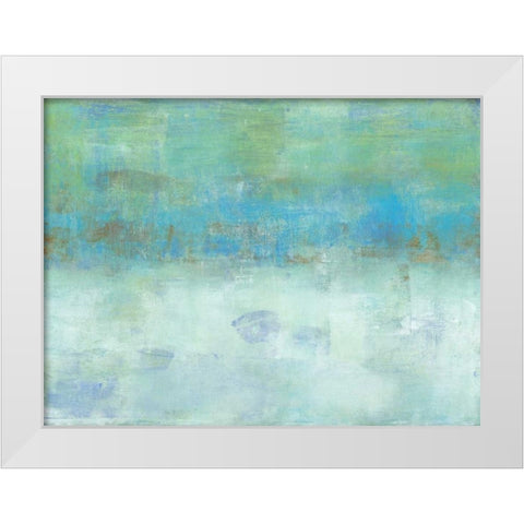 Soft Heather II White Modern Wood Framed Art Print by Goldberger, Jennifer