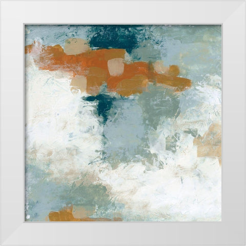 Lake Effect II White Modern Wood Framed Art Print by Vess, June Erica