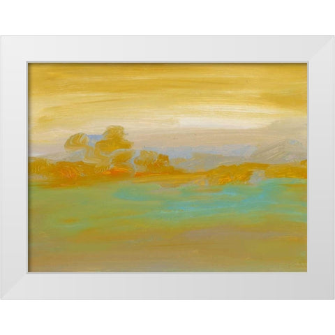 Ambient II White Modern Wood Framed Art Print by Gordon, Sharon