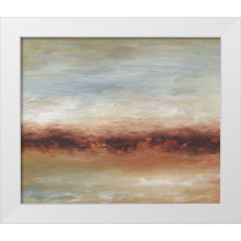 The Reef White Modern Wood Framed Art Print by Gordon, Sharon