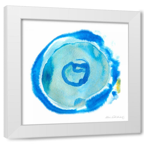 Nebulae II White Modern Wood Framed Art Print by Ludwig, Alicia