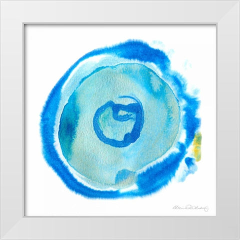 Nebulae II White Modern Wood Framed Art Print by Ludwig, Alicia