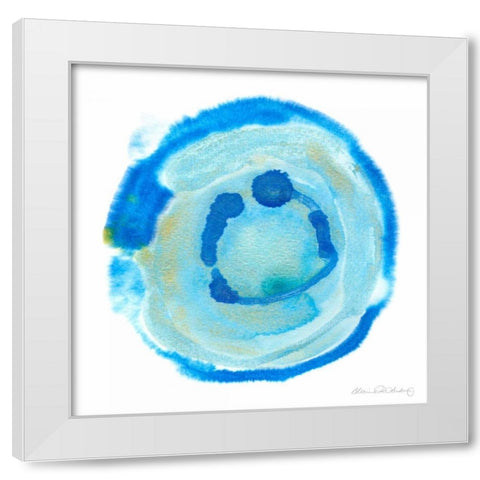 Nebulae III White Modern Wood Framed Art Print by Ludwig, Alicia